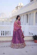 Festive Silk Lehenga Dupatta