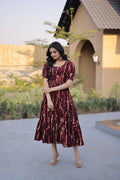 Festive Tiered  Maxi dress