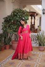 Flared Russian Silk Party dress