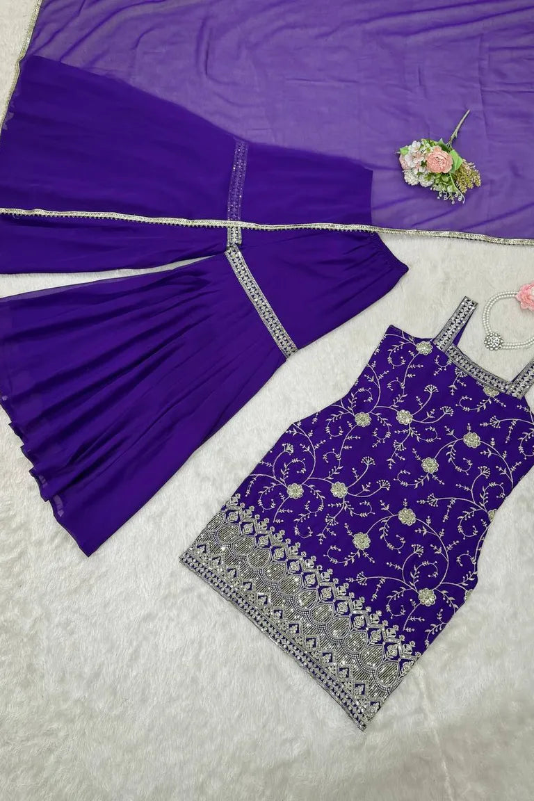 Contemporary Sharara with Dupatta