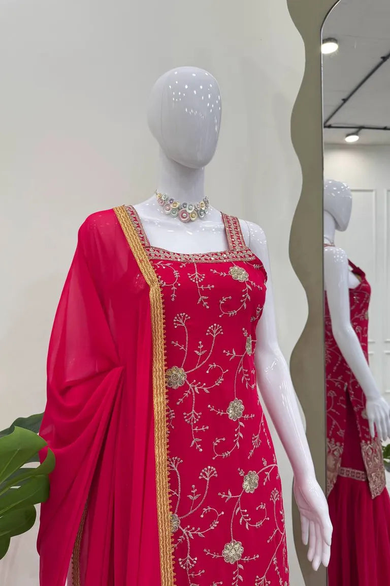 Contemporary Sharara with Dupatta