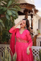 Flared Russian Silk Party dress