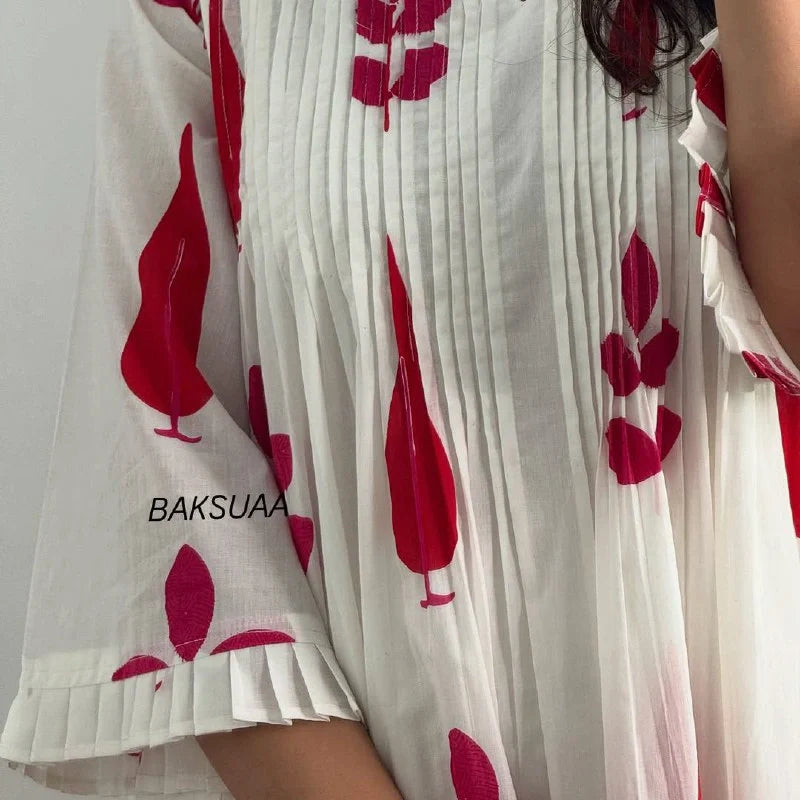 Printed Cotton Kurta Set