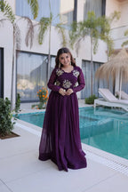 Full Sleeve Party Gown