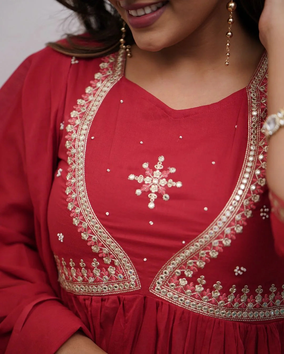 Embroidered Kurta Set