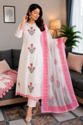 Jaipuri Taj Cotton Floral Suit Set