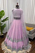Party Wear Anarkali Style Lehenga Choli