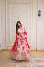 Designer Floral Full Sleeve Gown