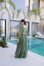 Full Sleeve Party Gown