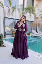 Full Sleeve Party Gown