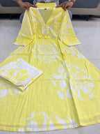 Printed Cotton Kurta Set