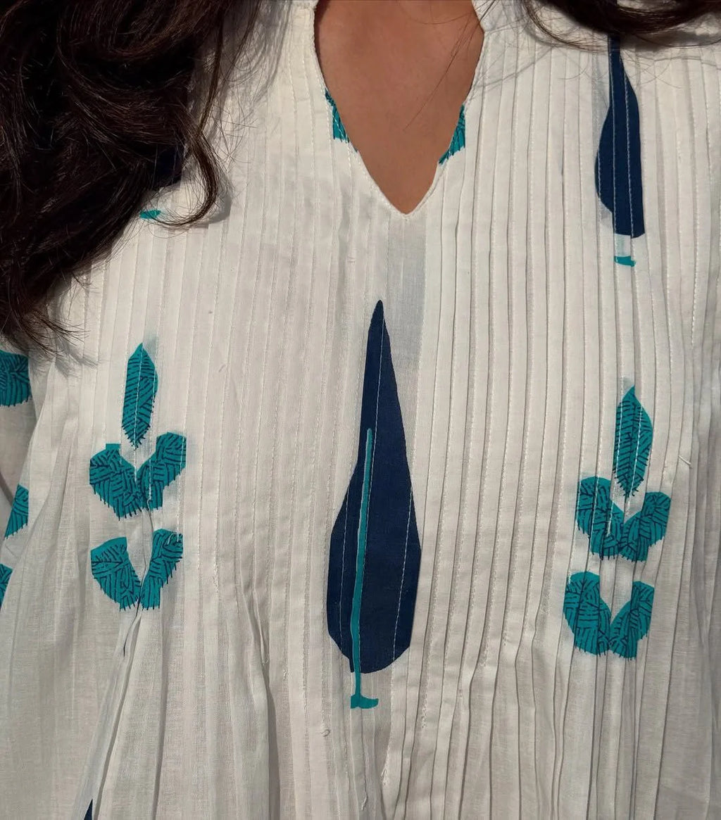 Printed Cotton Kurta Set
