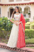 Designer Folk Art Tiered Lehenga Outfit