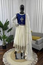 Festive Thread Sequin Anarkali Dress