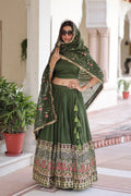 Traditional Embroidered Lehenga Set