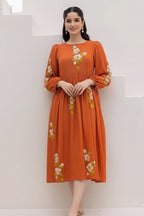 Rust Bloom Dress