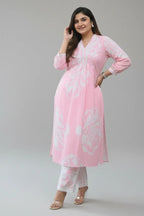 Printed Cotton Kurta Set