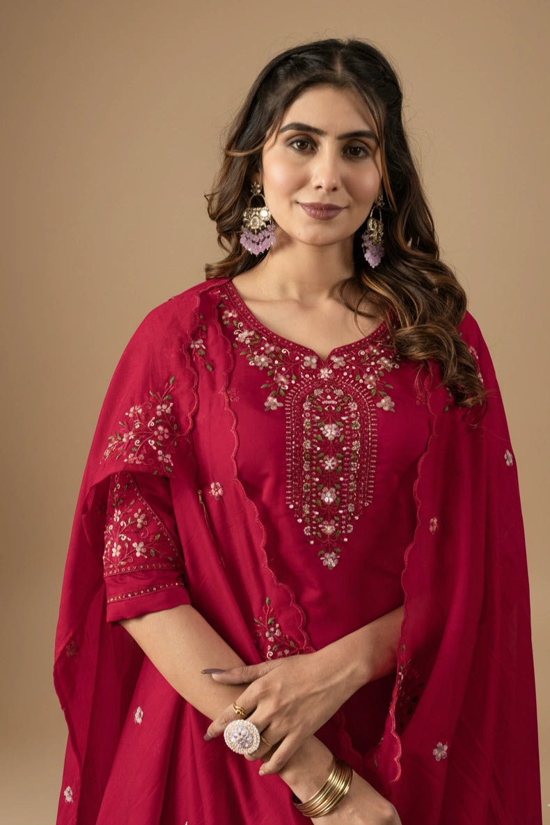 Kurti Pant Dupatta Sets