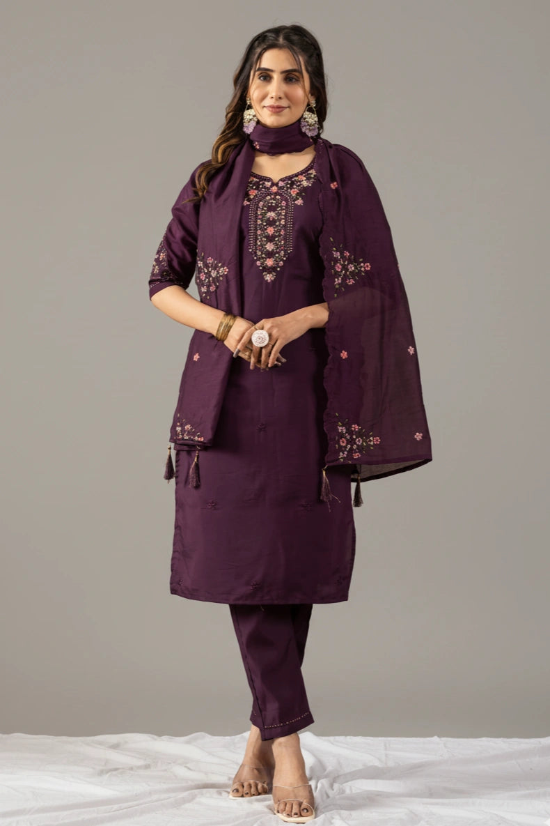 Kurti Pant Dupatta Sets
