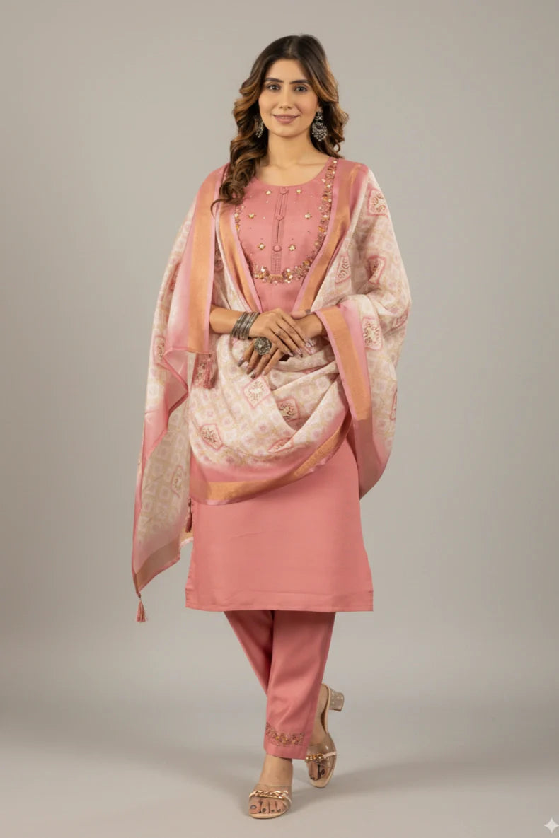 Straight Kurti Pant