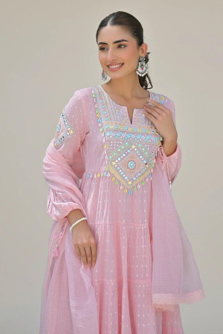 Pastel Anarkali