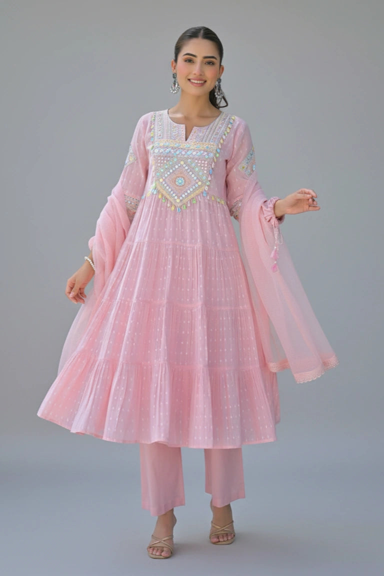 Pastel Anarkali