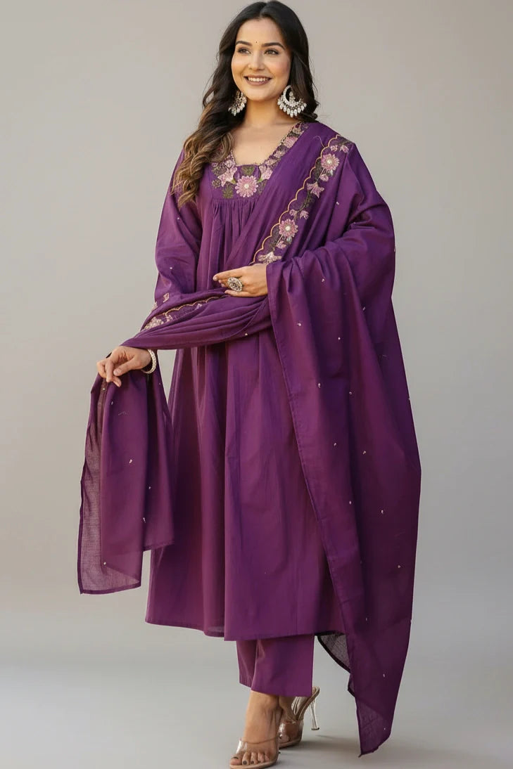Embroidered Kurta Set