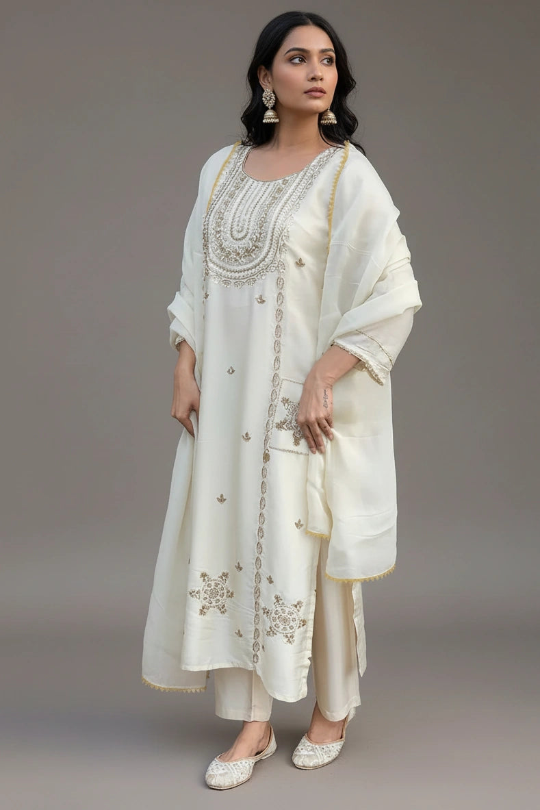 Ivory Kurta Set