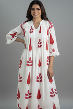 Printed Cotton Kurta Set