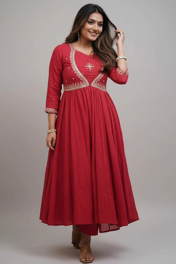 Embroidered Kurta Set