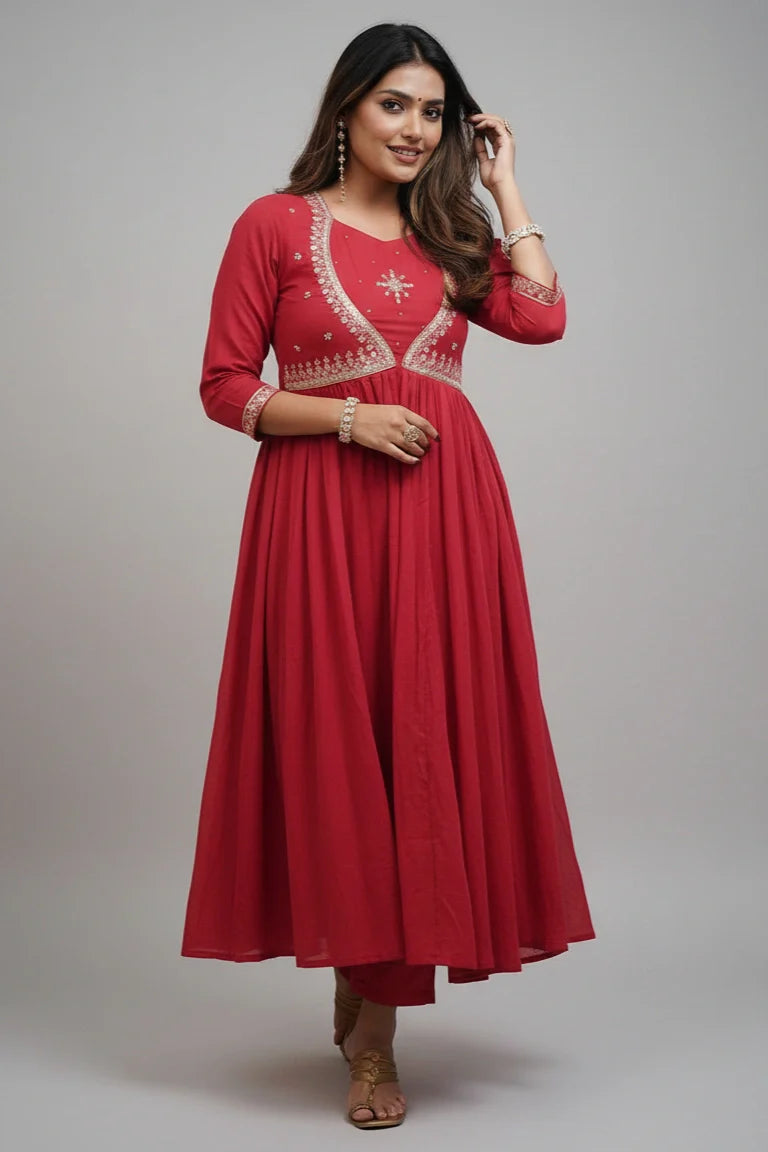 Embroidered Kurta Set