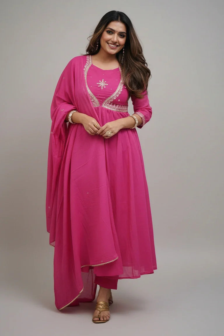 Embroidered Kurta Set
