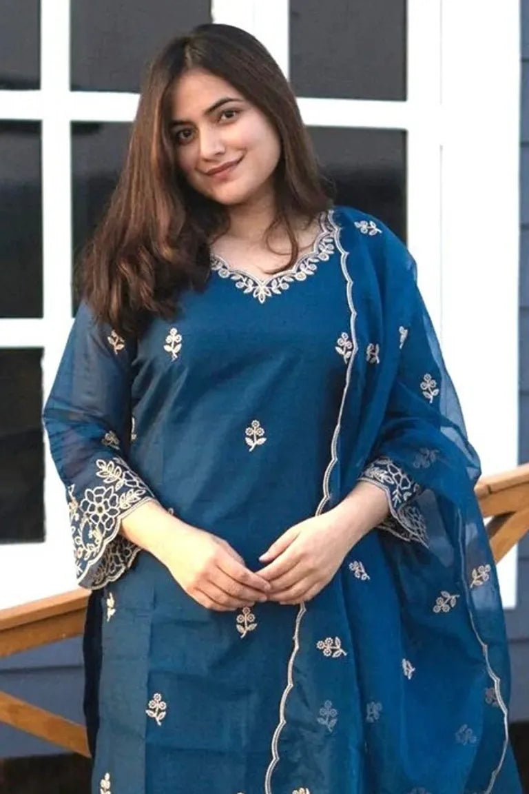 Festive Embroidered Kurta Set