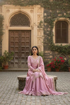 Pink Designer Party Wear Suit