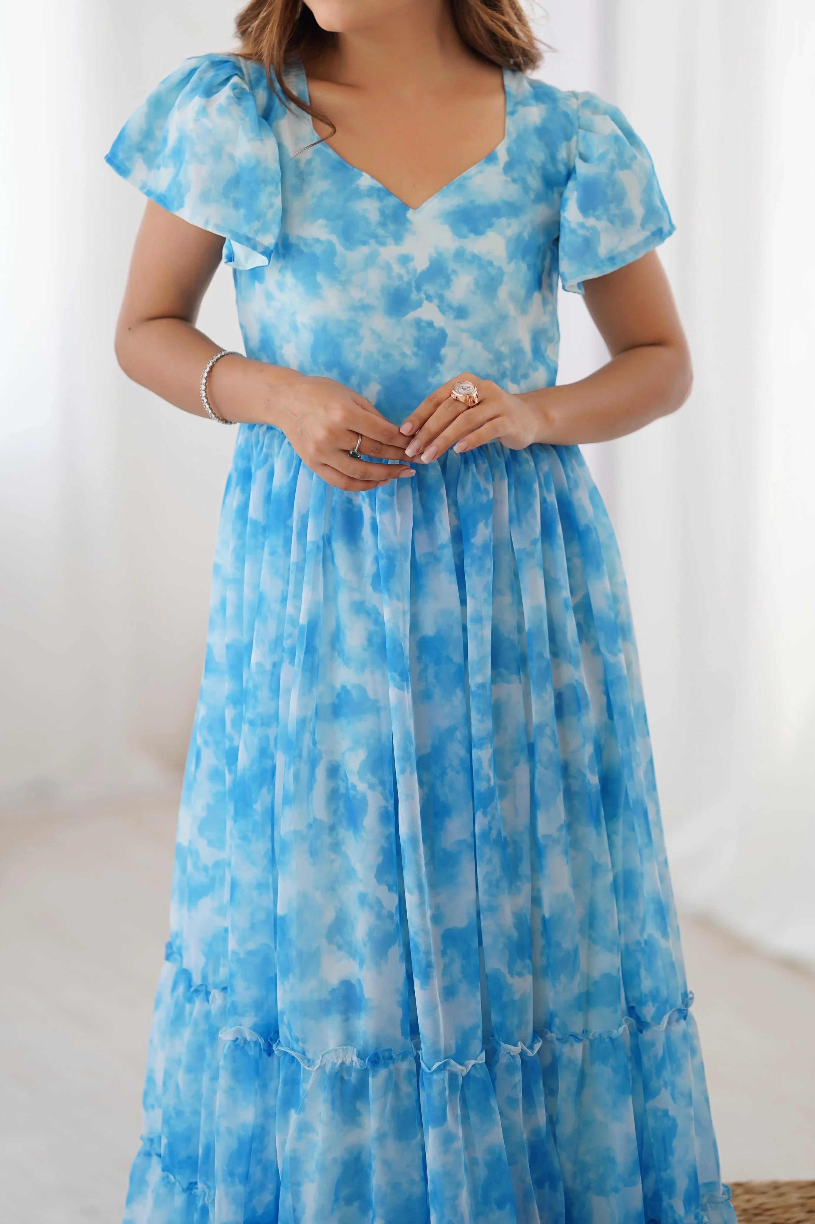 Ethereal Clouds Flairy One Piece