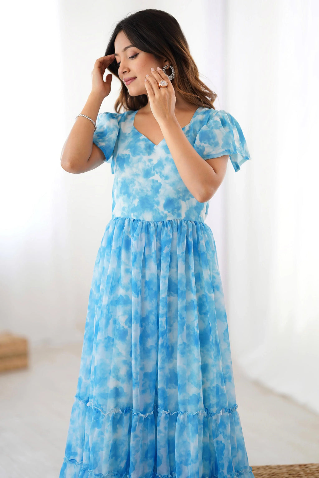 Ethereal Clouds Flairy One Piece