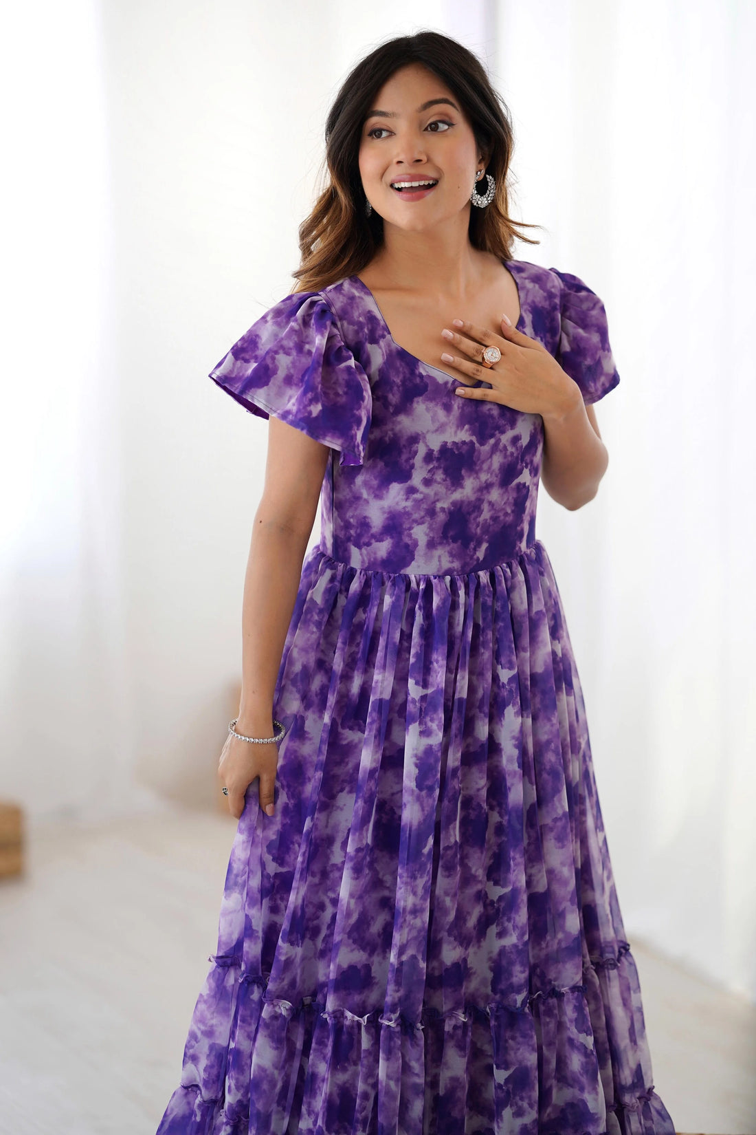 Ethereal Clouds Flairy One Piece