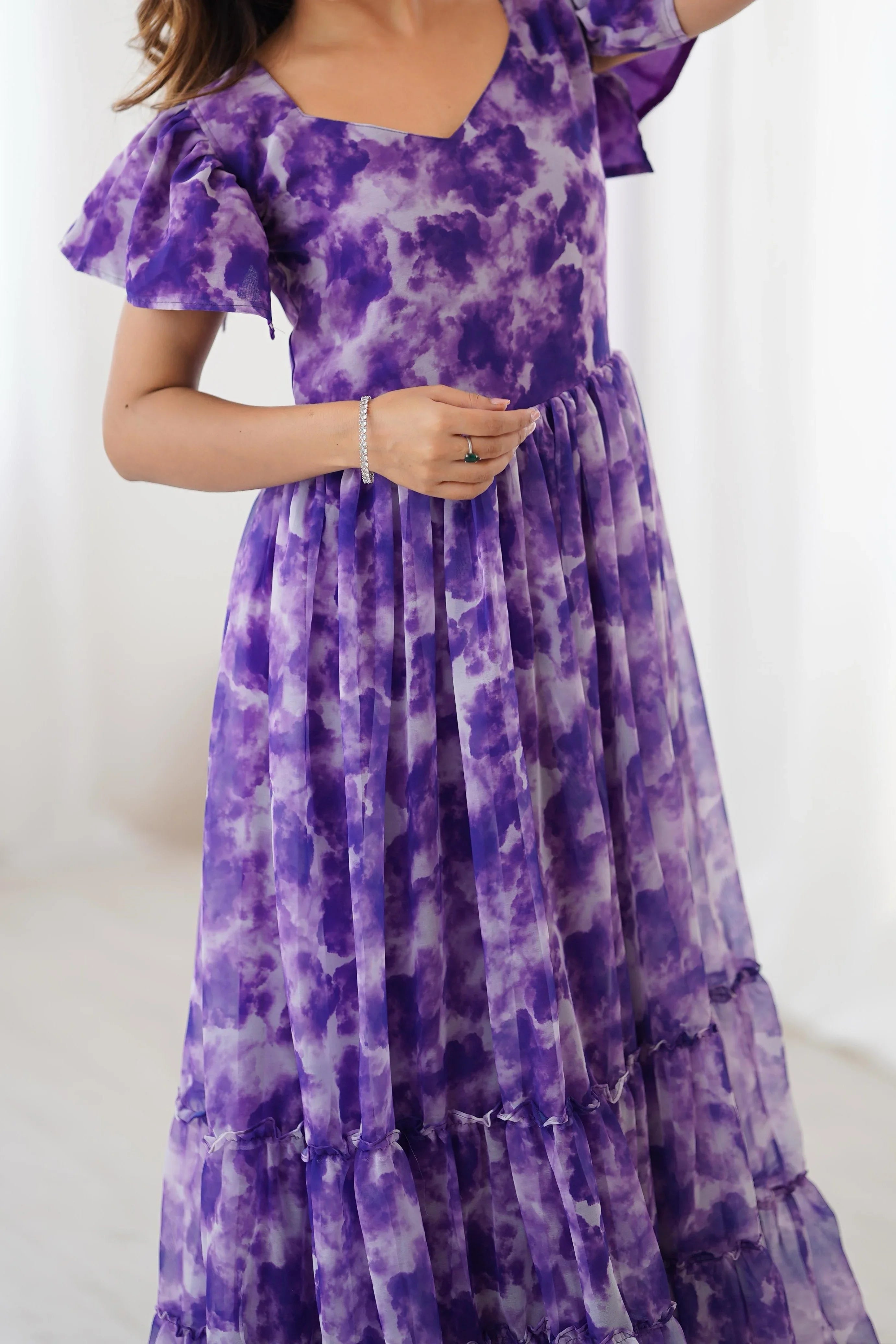 Ethereal Clouds Flairy One Piece