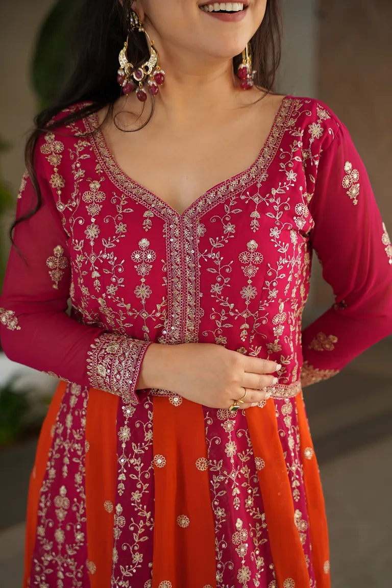 Glamorous Occasion Wear Anarkali