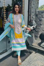 Sky Printed Kurta Set
