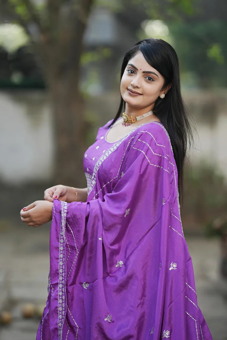 Classical Embroidery Lehenga-choli
