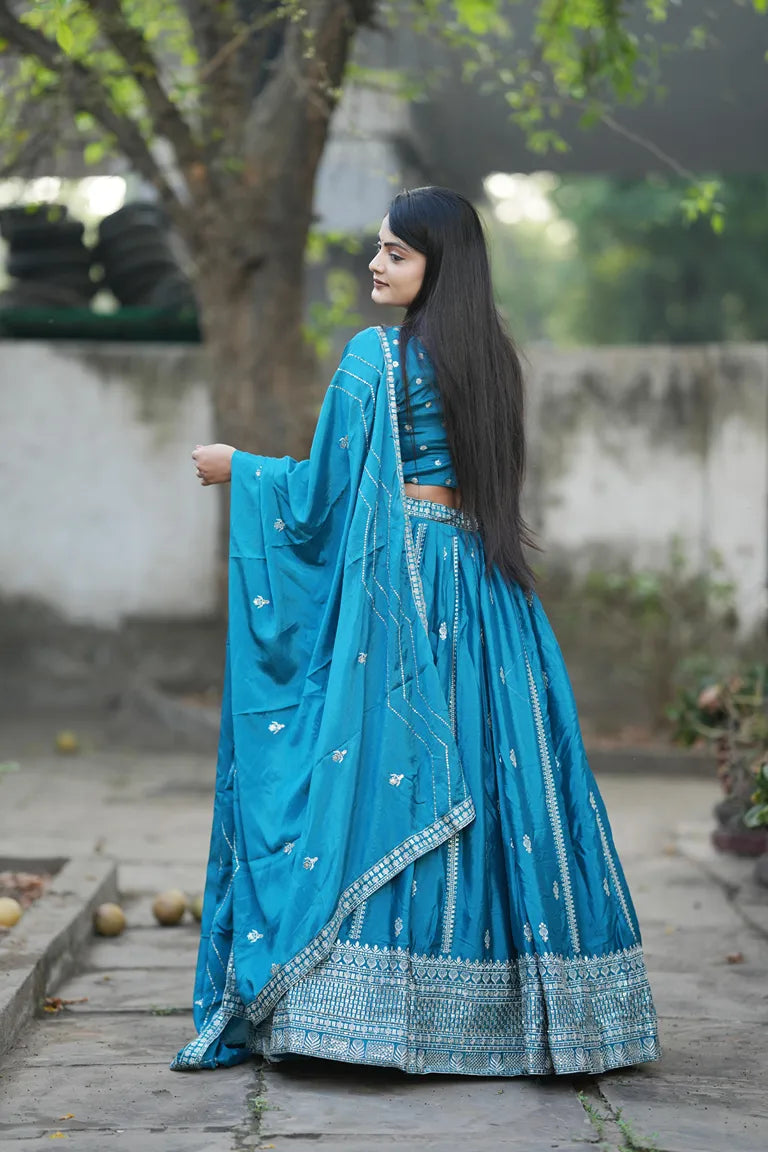 Classical Embroidery Lehenga-choli