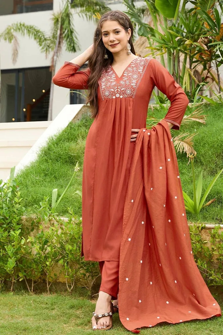 Embroidered Kurta Set