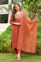 Embroidered Kurta Set