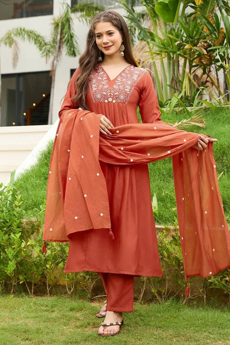 Embroidered Kurta Set