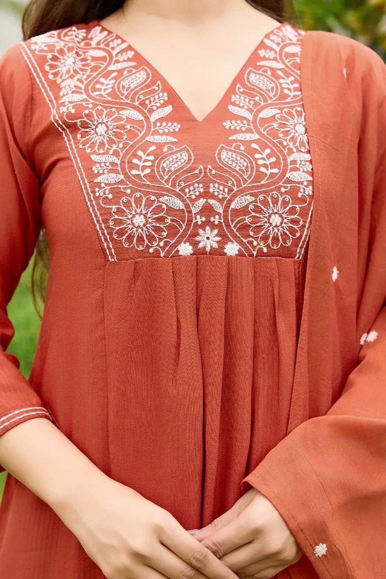 Embroidered Kurta Set