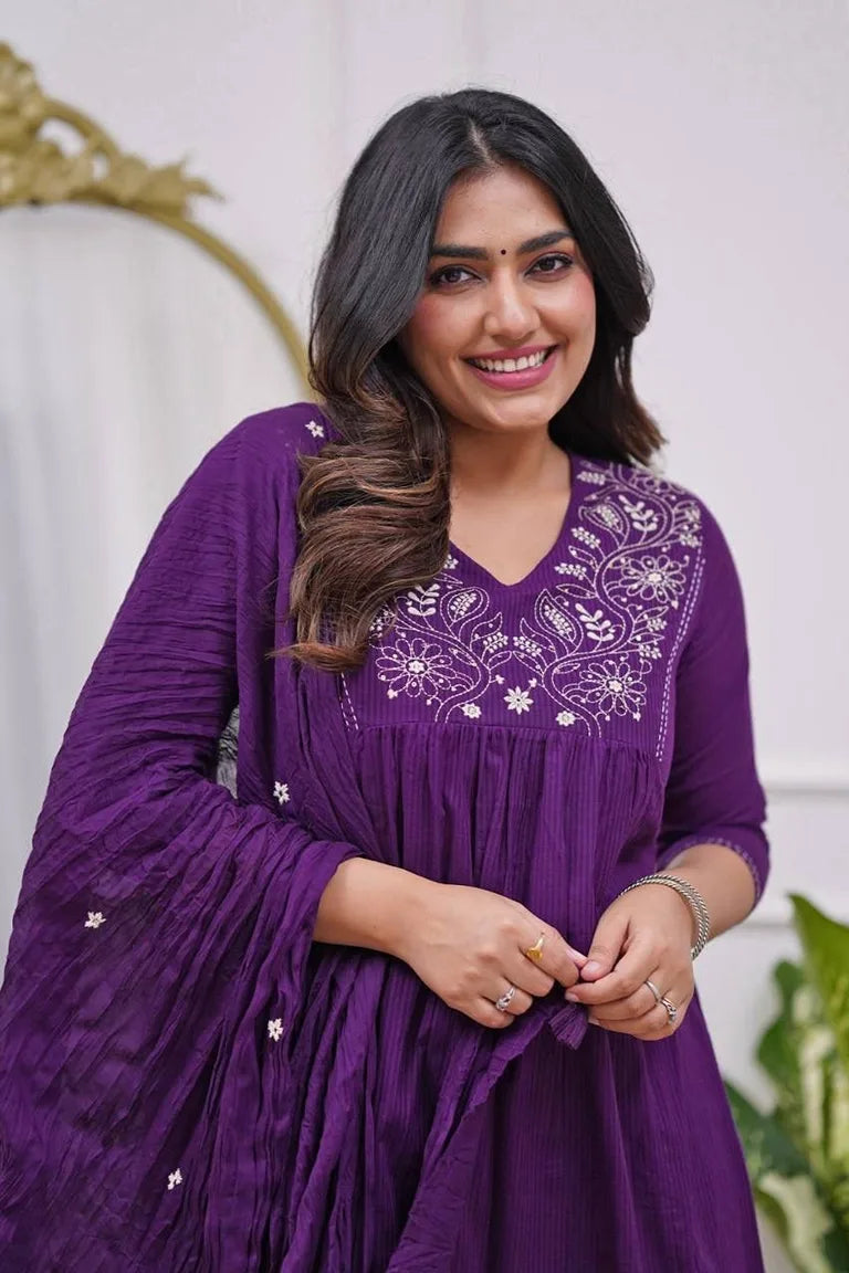 Embroidered Kurta Set