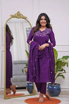 Embroidered Kurta Set