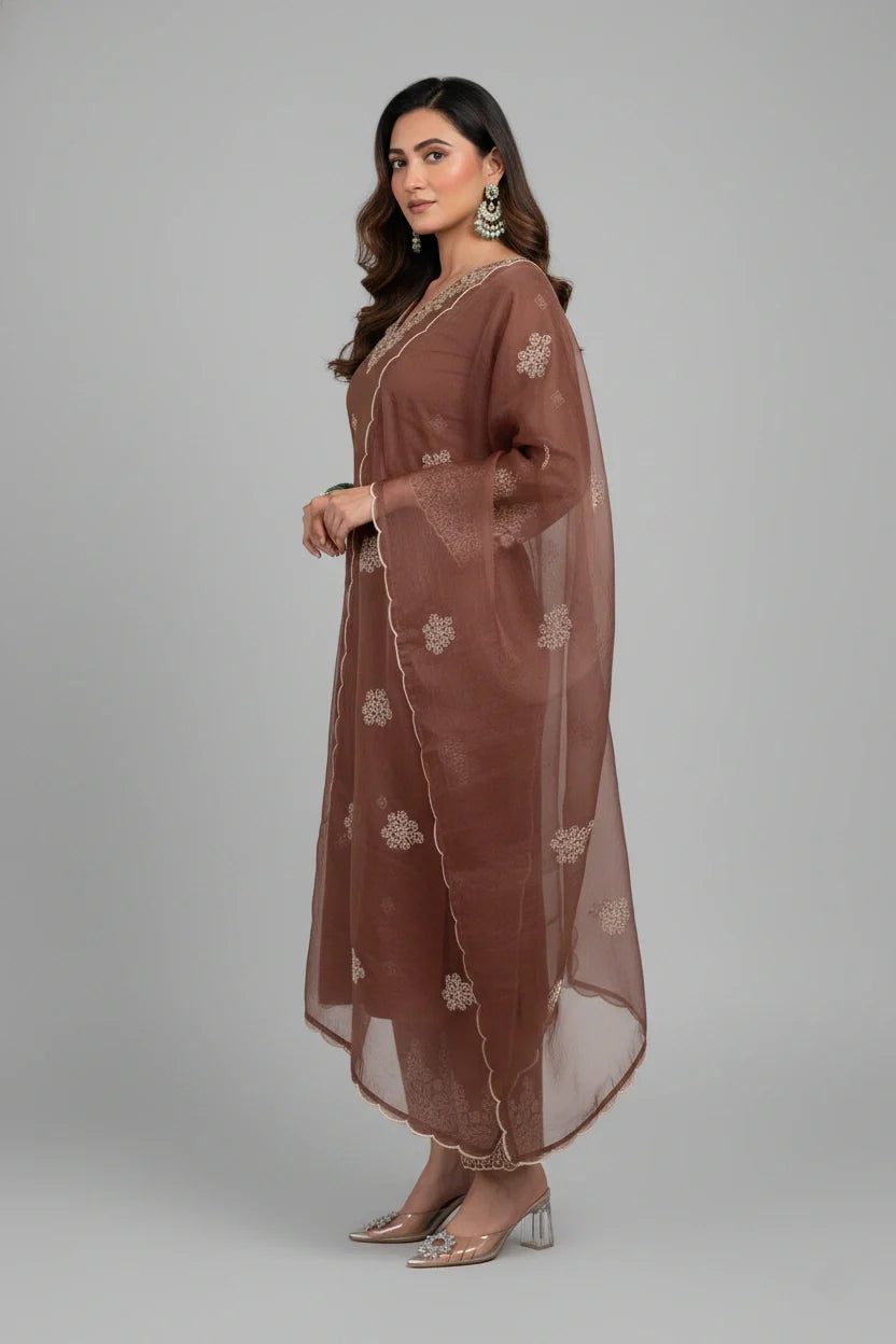 Rustic Floral Kurta