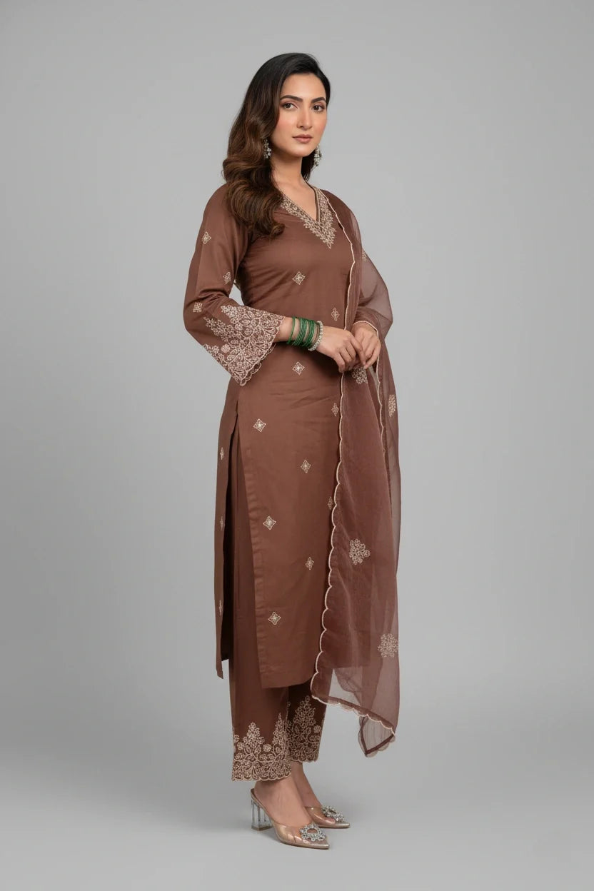 Rustic Floral Kurta